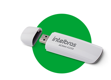 Adaptador USB Wireless Action A1200 Intelbras