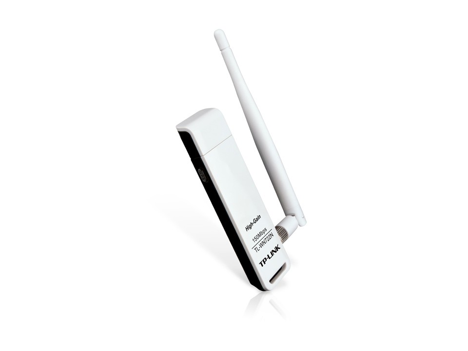 Adaptador Wireless USB Alto Ganho N 150Mbps TL-WN722N BR TP-Link
