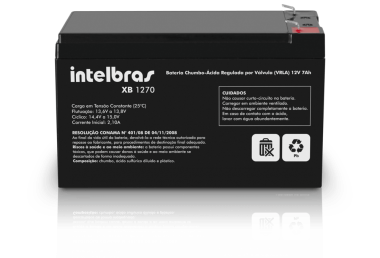 Bateria Selada VRLA 12V 7Ah XB 1270 Intelbras