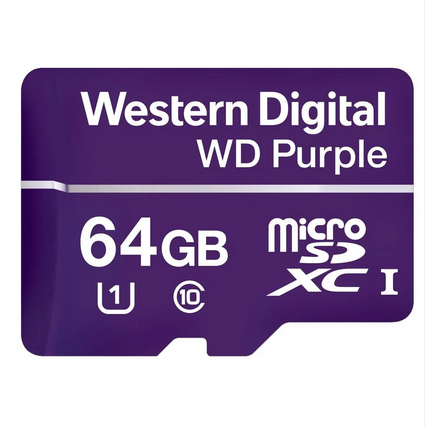Cartão Micro SD 64GB 32TBW p/ Segurança Eletrônica Intelbras