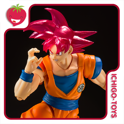 S.H. Figuarts Comic-Con@Home 2021 - Super Saiyan God Son Goku (Event Exclusive Color Edition) - Dragon Ball Super  - Ichigo-Toys Colecionáveis