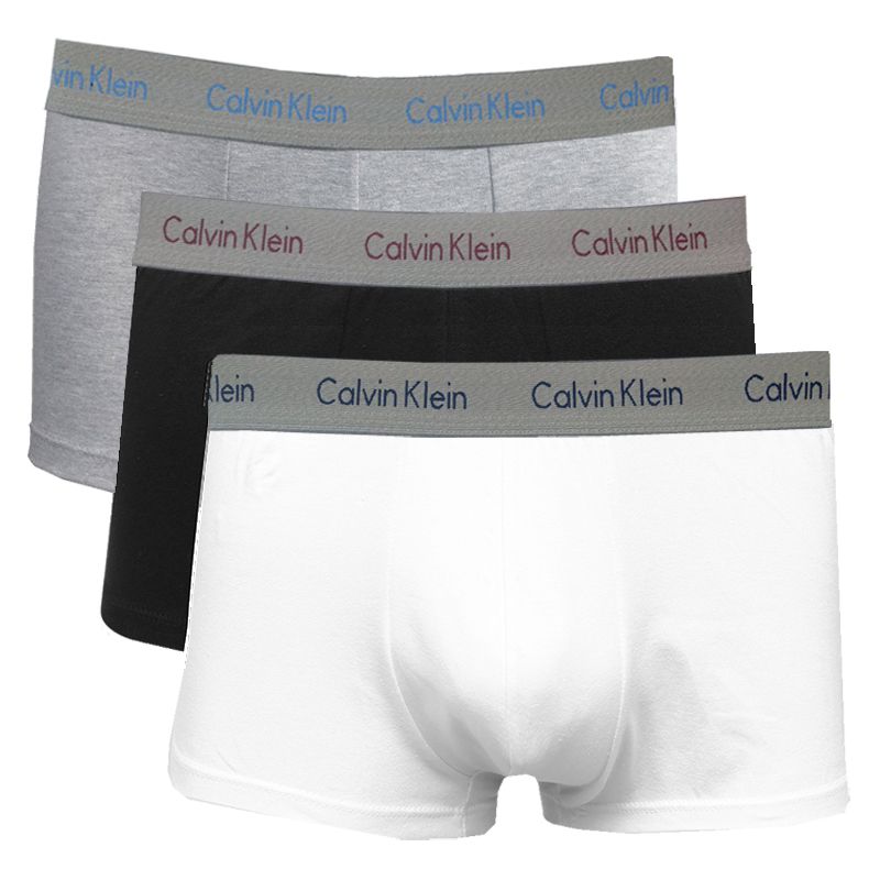 Kit C/ 3 Cuecas Calvin Klein Boxer Low Rise Trunk - U2664