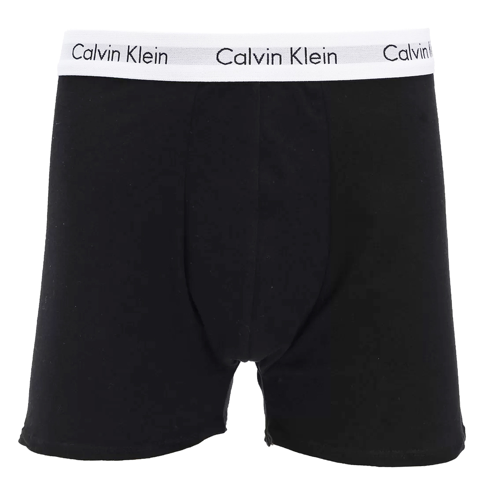Kit C/ 3 Cuecas Calvin Klein Boxer Plus Size Trunk Classic Preta - MAS2666PS