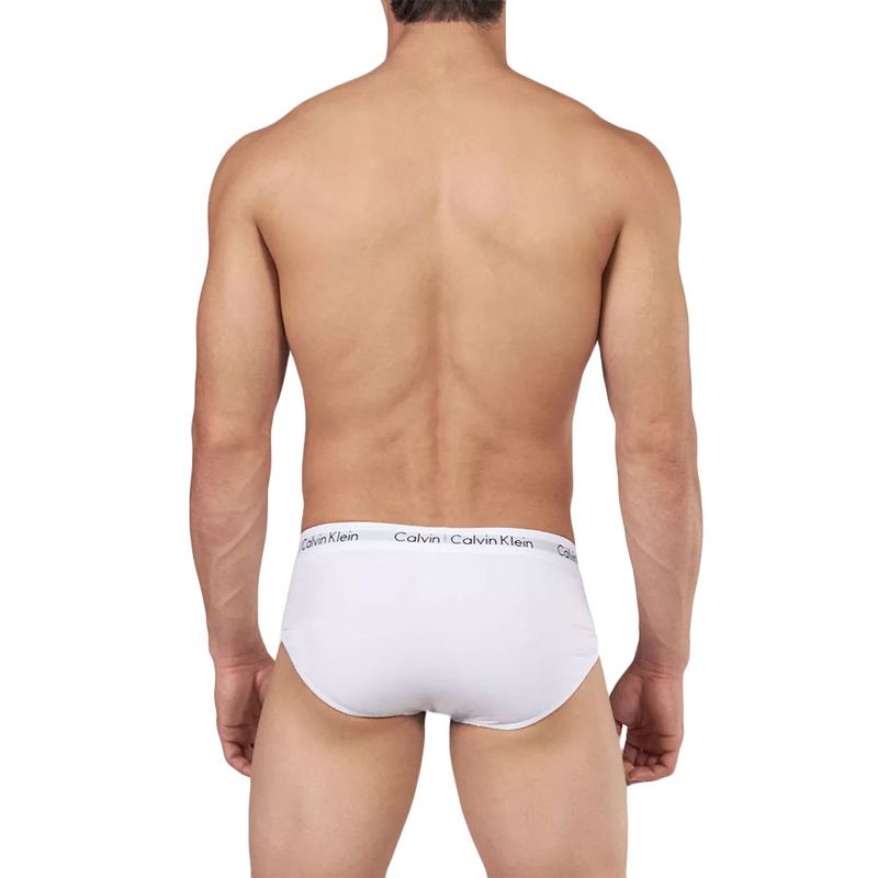 Kit C/3 Cuecas Calvin Klein Underwear Brief Brancas - U2661