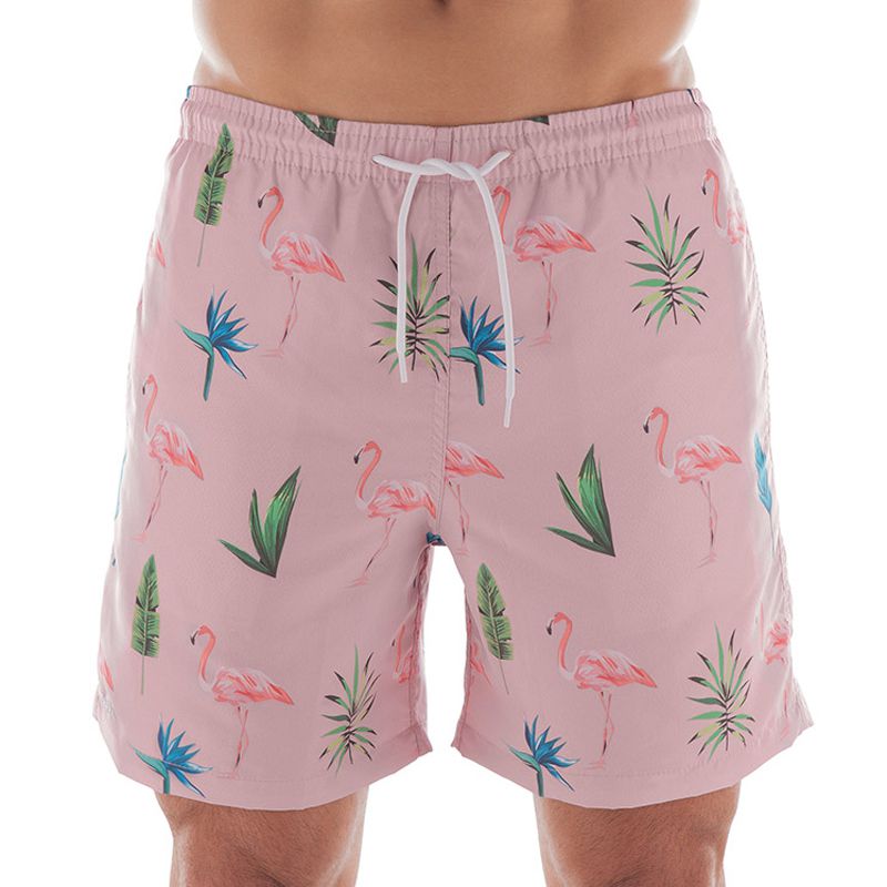 Shorts Beachwear Minimalista Flamingo Mash - 613.17
