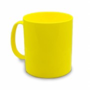 Caneca de polímero Amarelo Limão - 350ml
