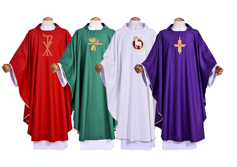 Chasubles Set New Alliance CS420 with 4 colors