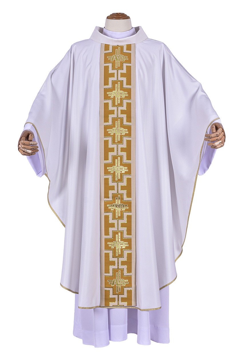 Chasubles Set Venice Alpha and Omega CS038 with 4 colors