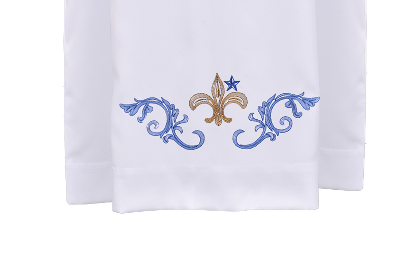 Tunic Pleats Embroidered Queen of Peace TU500