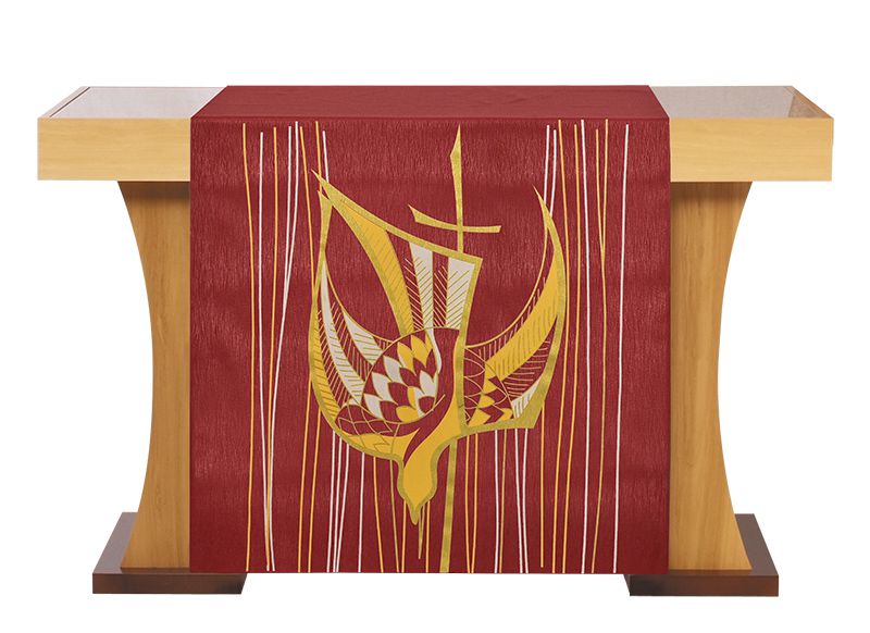 Altar and Pulpit Veils Pentecost Red S202 S203