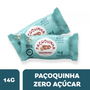 Caixa Paçoquinha Zero Açúcar Vegano