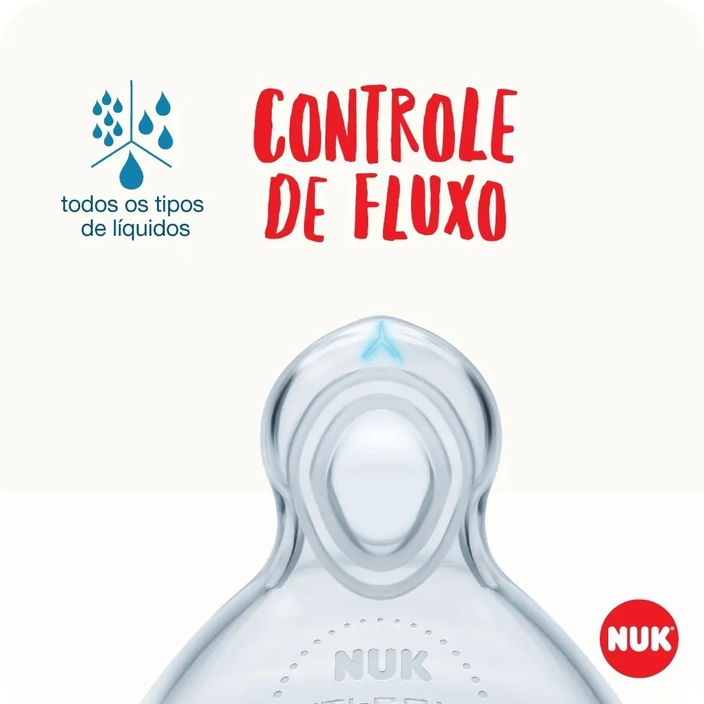 BICO NUK F.CHOICE ADVANCED FLOW CONTROL 6+ SILC - Ruth Fraldas