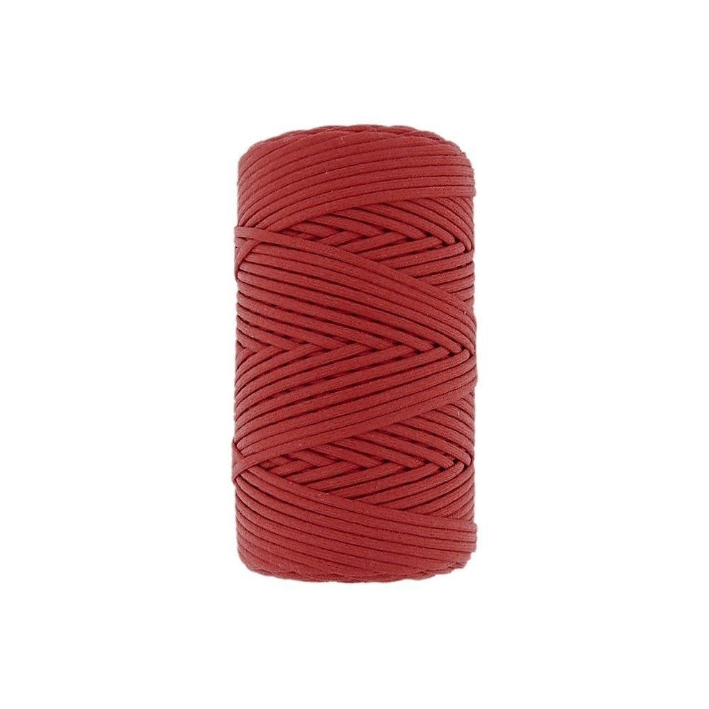 Cordão Encerado Importado - Vermelho (162) - 2mm - 100m  - Nathalia Bijoux®