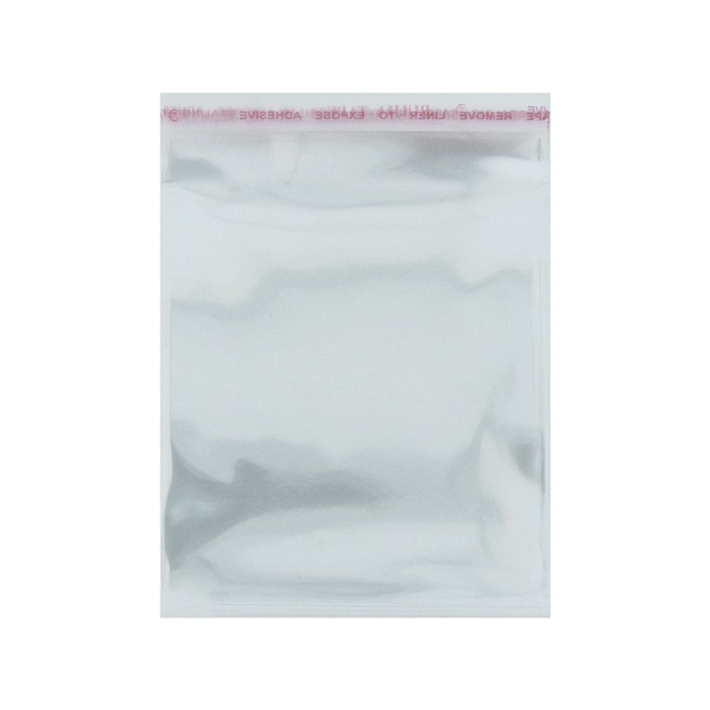Saco Plástico com Aba Adesiva - Transparente - 4cm x 6cm - 1000pçs  - Nathalia Bijoux®