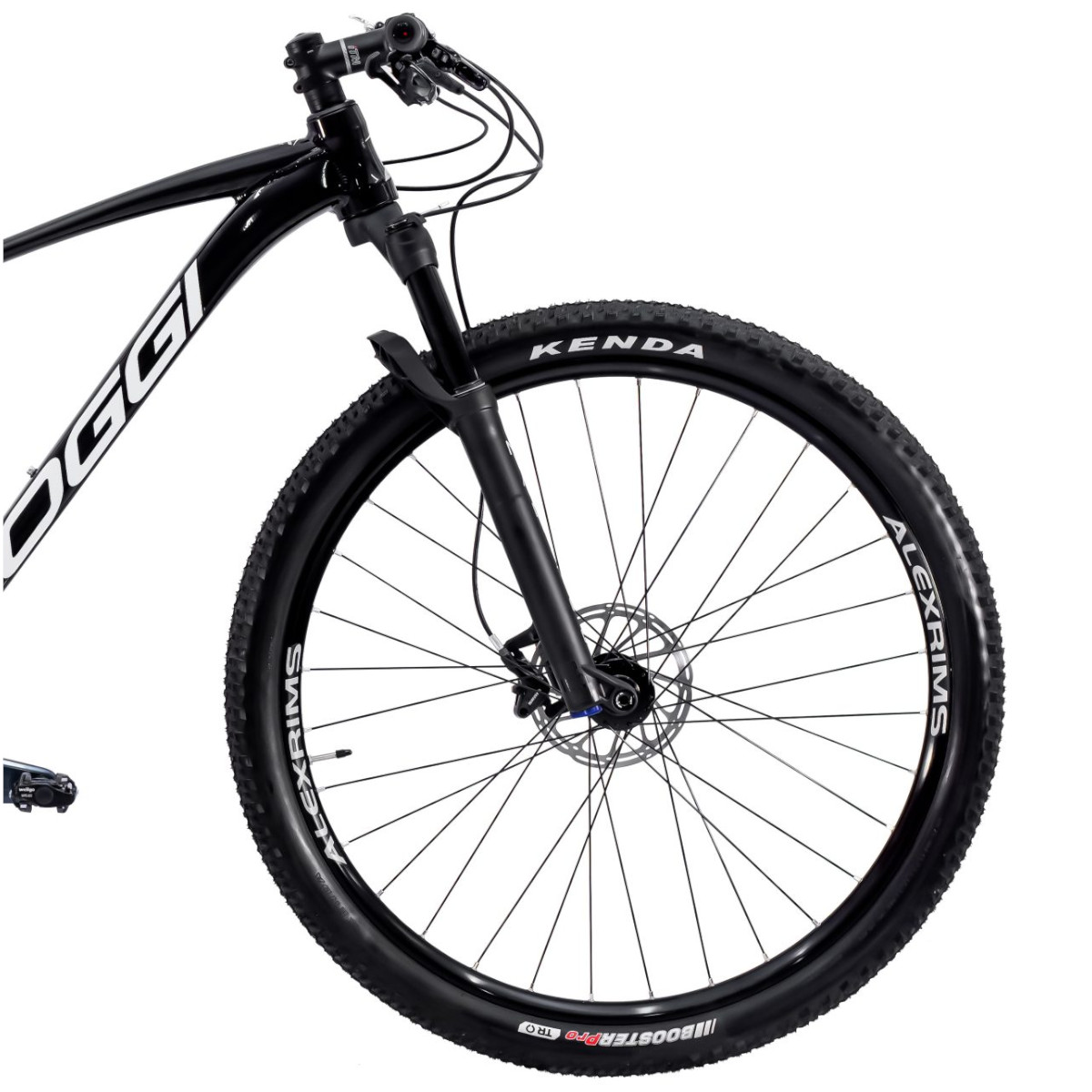 Bicicleta MTB  OGGI Big Wheel 7.6 2022 PRETO/VERM/CINZA