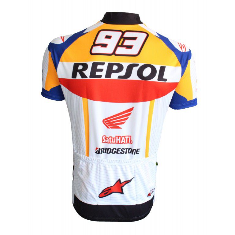 Camisa Ciclismo Repsol Honda Team Manga Curta