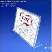 PF15 - Porta Folheto mesa 30x22cm A4 Horizontal