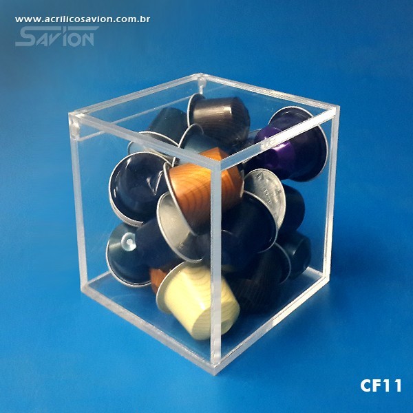 CF11 - Caixa em Acrílico 10x10x10cm