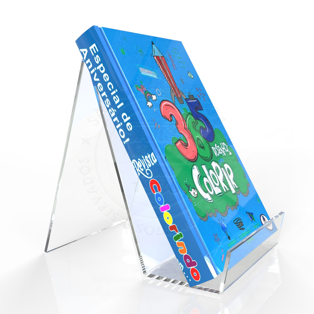 LV03 - Display de mesa para Livros 8x12 cm Longo