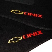 Tapete Carpete Personalizado Logo Bordada Onix 2012 até 2016