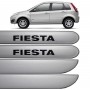 Jogo Friso Lateral Fiesta Rocam 2003 até 2013 Prata Enseada