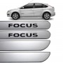 Jogo Friso Lateral Ford Focus 2009 até 2013 Prata Geada