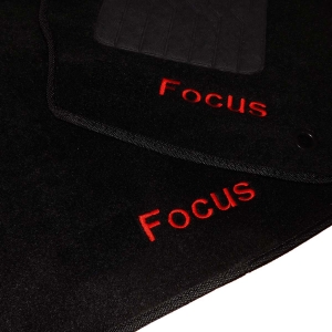 Tapete Carpete Personalizado com Escrita Bordada Focus 2015 Até 2019