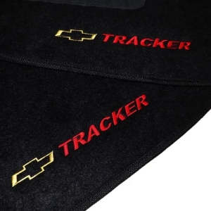 Tapete Carpete Personalizado com Escrita Bordada Tracker 2014 Até 2019