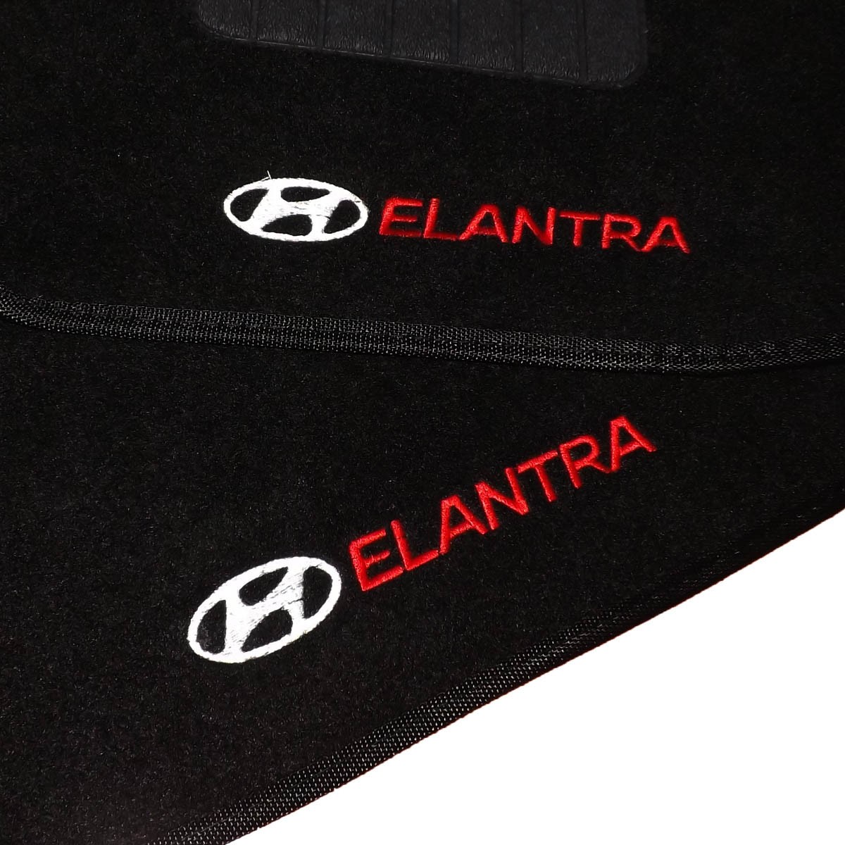 Tapete Carpete Personalizado Logo Bordada Elantra 2010 até 2018