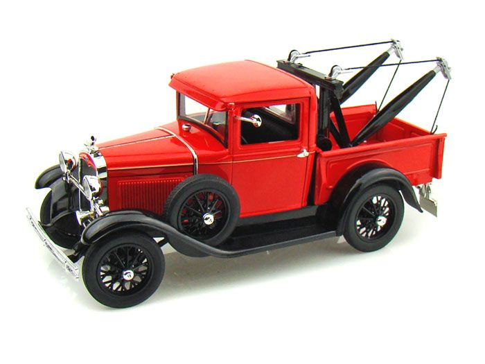 1931 Ford Model A Tow Truck - Escala 1:18 - Signature Models
