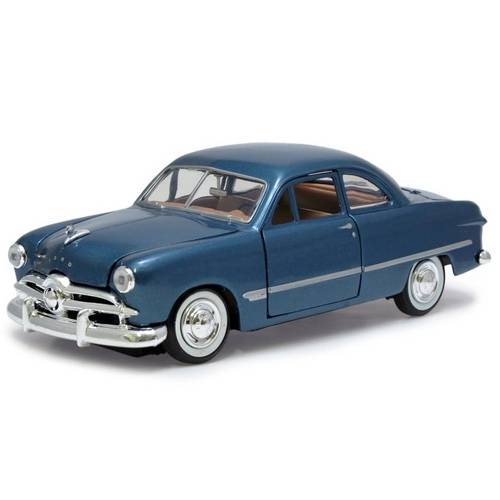 1949 Ford Coupe Azul - Escala 1:24 - Motormax