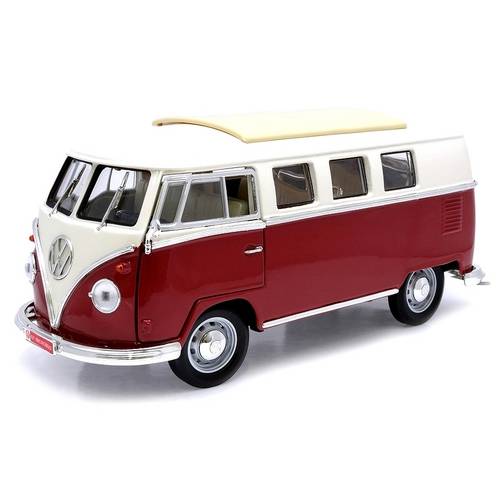 1962 Volkswagen Microbus Kombi - Escala 1:18 - Yat Ming