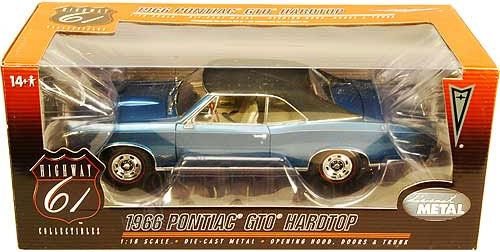 1966 Pontiac GTO Hard Top - Escala 1:18 - Highway 61