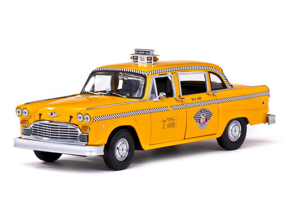 1981 Checker A11 New York Cab Taxi - Escala 1:18 - Sun Star