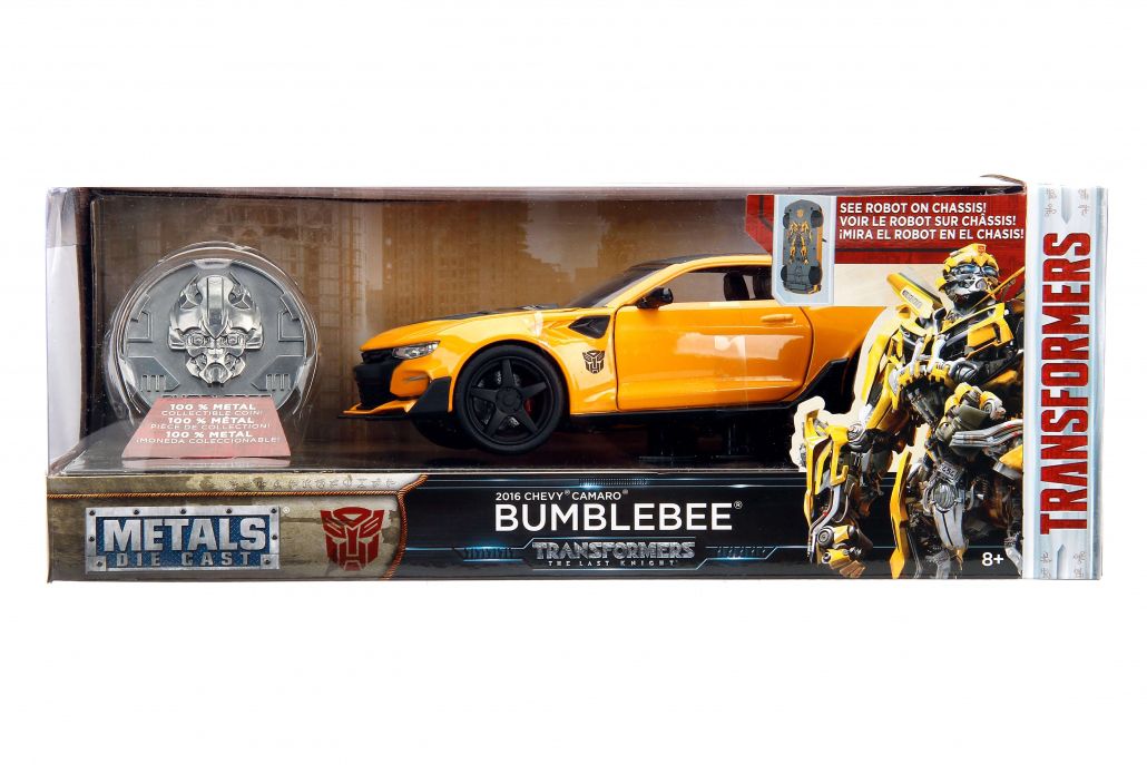 2016 Chevrolet Camaro Bumblebee - Transformers 5 - Escala 1:24 - Jada Toys Escala 