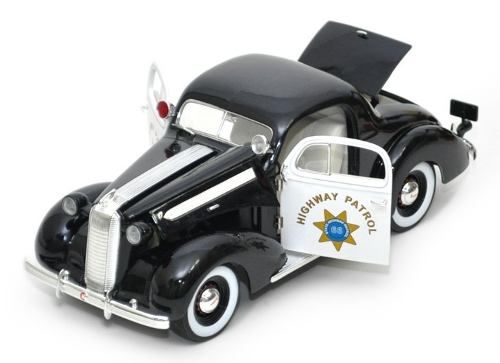 1936 Pontiac Deluxe Highway Patrol - Escala 1:18 - Signature Models
