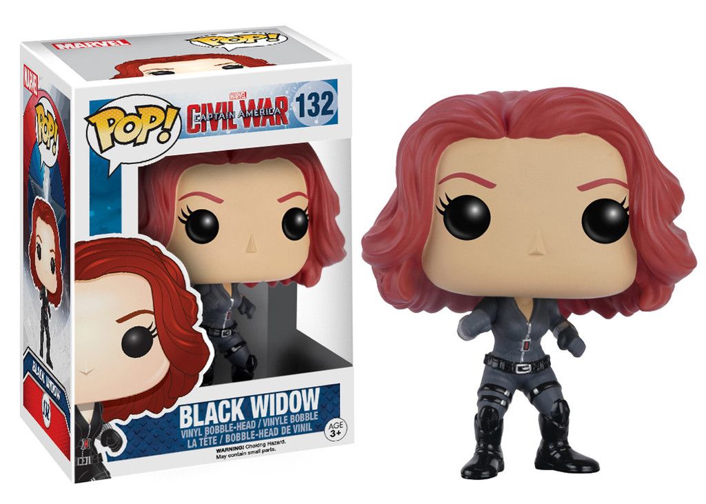 Black Widow #132( Viúva Negra ) - Captain America Civil War ( Capitão América Guerra Civil ) - Funko Pop! Marvel