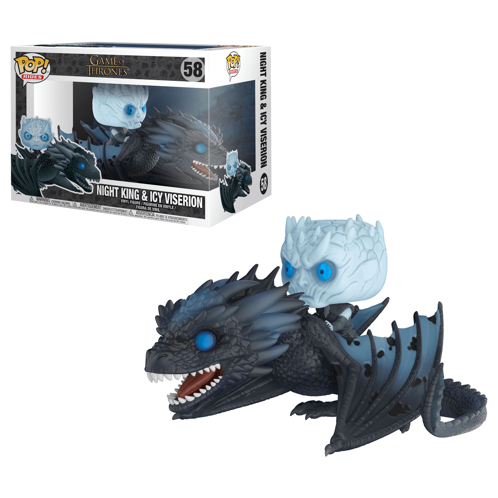 Night King & Icy Viserion #58 - Game of Thrones - Funko Pop! Rides