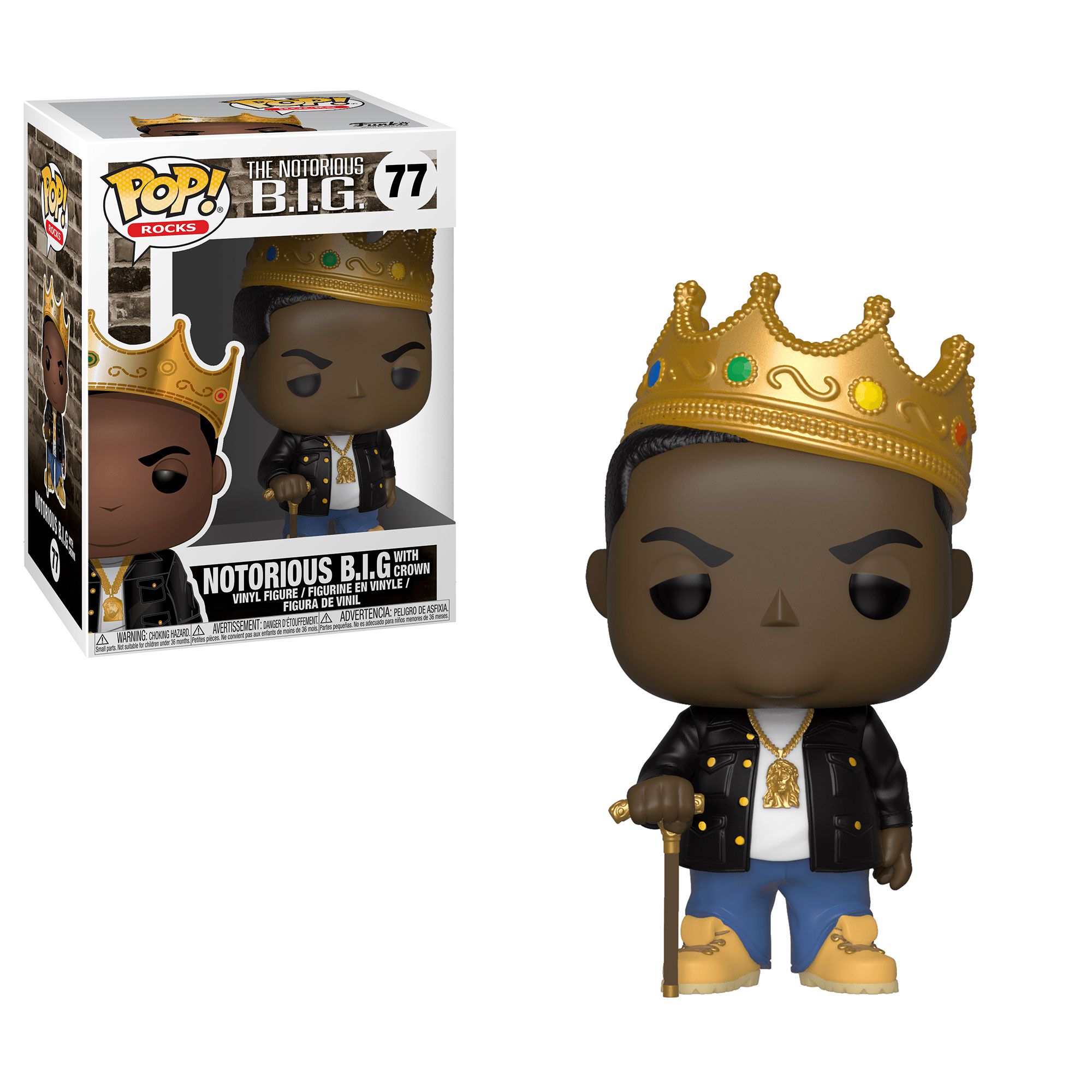 The Notorious B.I.G. with Crown #77 - Funko Pop! Rocks