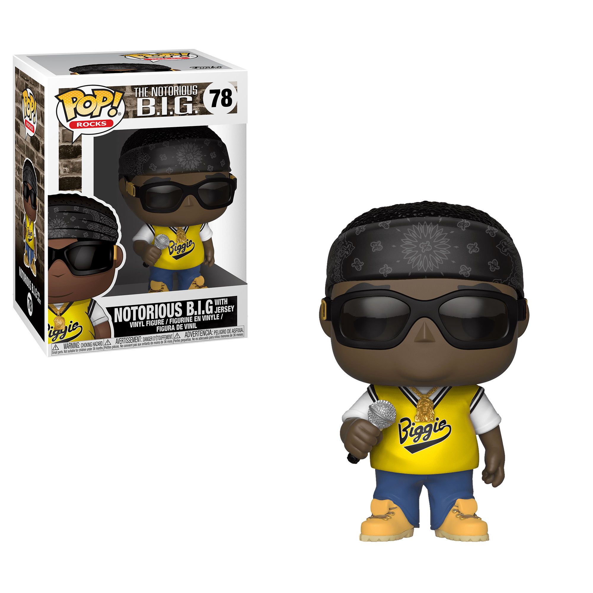 The Notorious B.I.G. with Jersey #78 - Funko Pop! Rocks