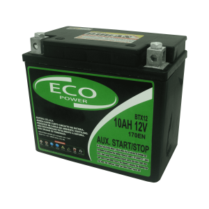 Bateria Eco Power 10AH 12V Auxiliar Start Stop sem Terminais Volvo