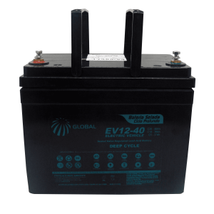 Kit 2 Baterias Selada Global 12V 40AH Ciclo Profundo VRLA EV12-40