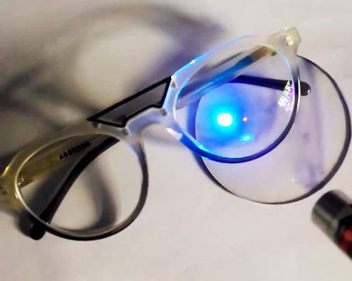 Par de Lentes para óculos Digitais Blue Cut Azul Protection para eletrônicos c/AR Visão Simples CR1.56