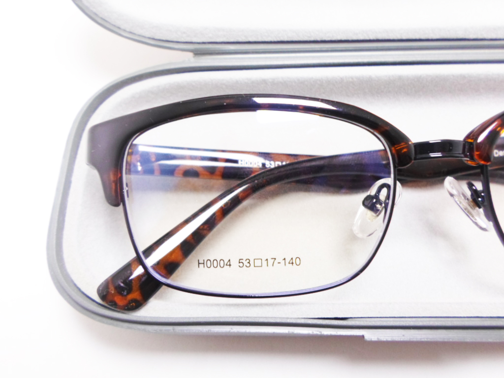 Armação De Óculos para Grau Clubmaster Tartaruga Retro Slim Retangular Hype