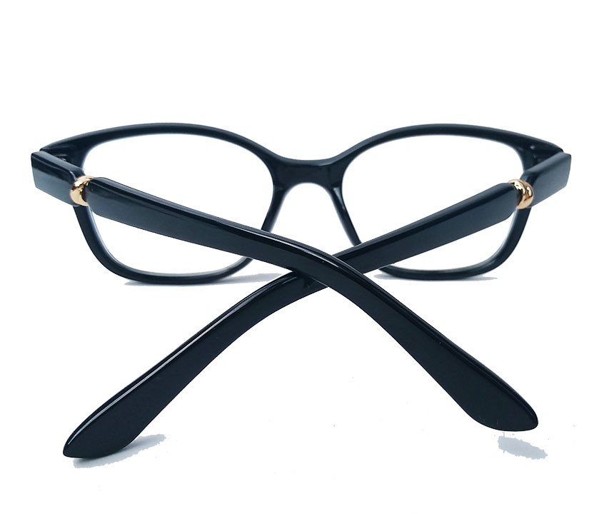 Armação De Óculos de grau Feminino Retangular Black Monique Charme