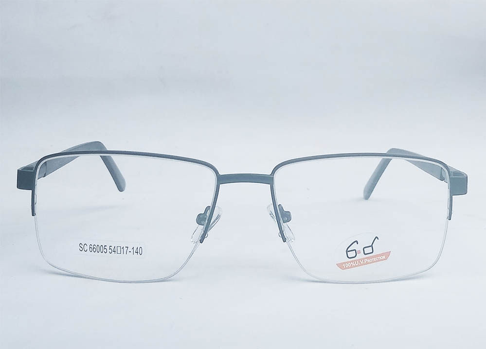 Armação de oculos de grau Metal Fio de Nylon Discreta Confortável 628