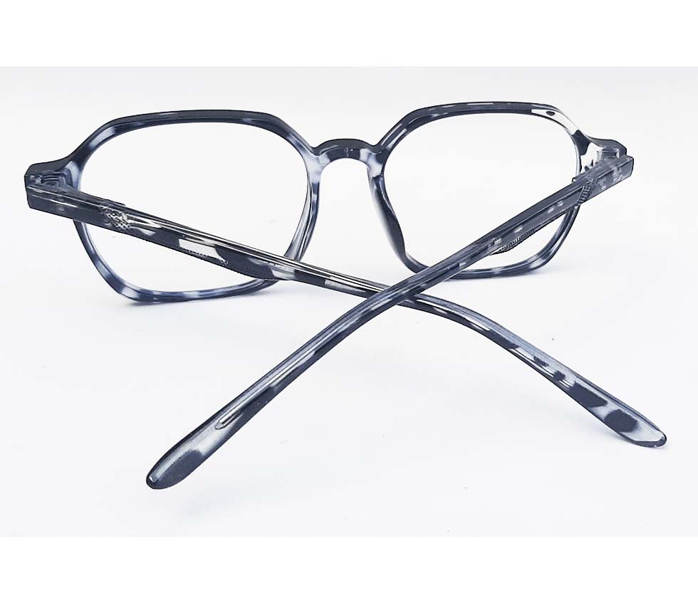 Armação de óculos de grau Quadrado Hexagonal 394 Basic retro Tartaruga
