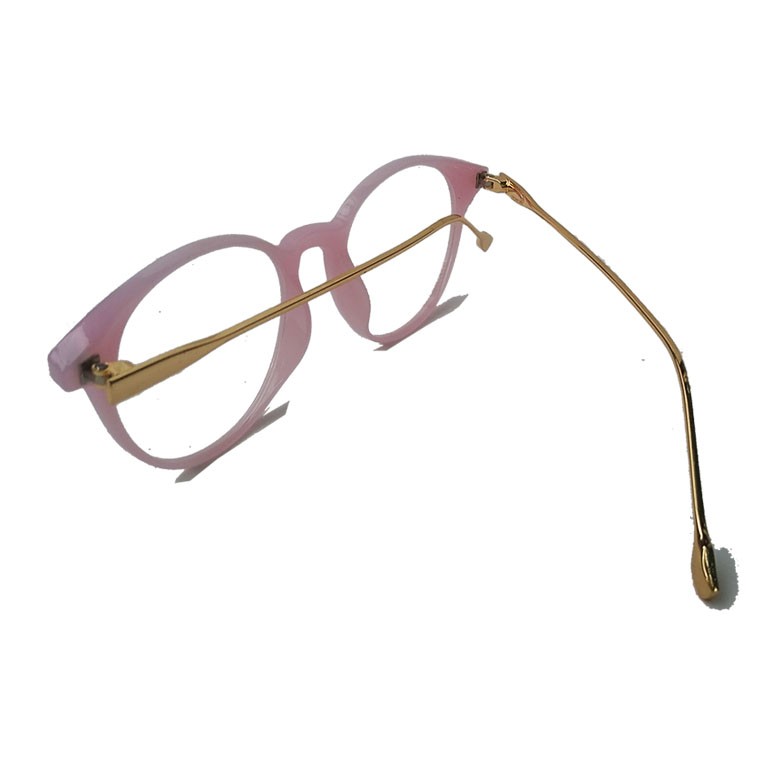 Armação De Óculos para grau Redondo Rosa Nude TR7157 Light Pink