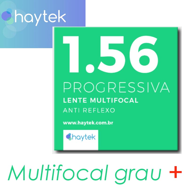 Lentes Multifocais Progressiva Haytek com antirreflexo Clean Presbiopia Grau positivo