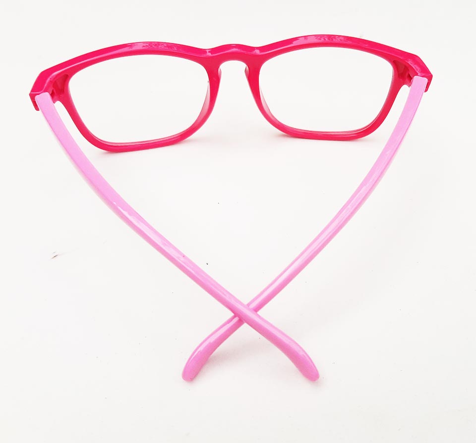 Oculos De Grau Infantil Silicone Cereja Inquebrável Flexível Menina
